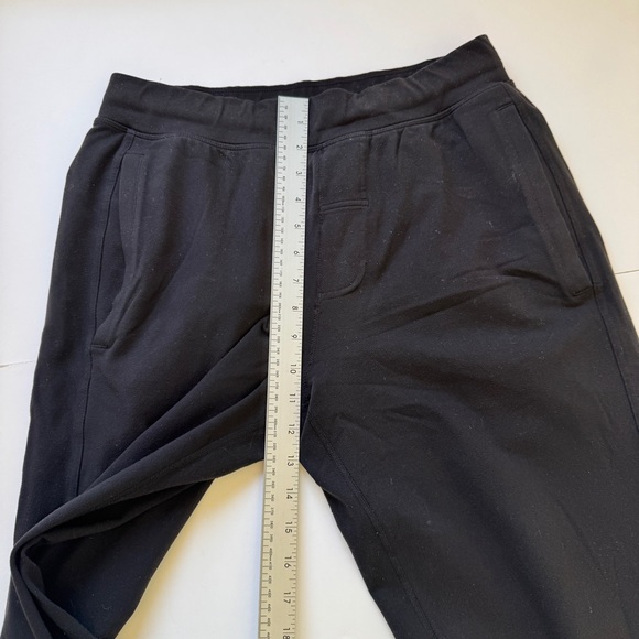 Lululemon Men's Kung Fu Pants Regular Black Joggers Sweatpants Luon Pull On Sz M - Picture 6 of 13